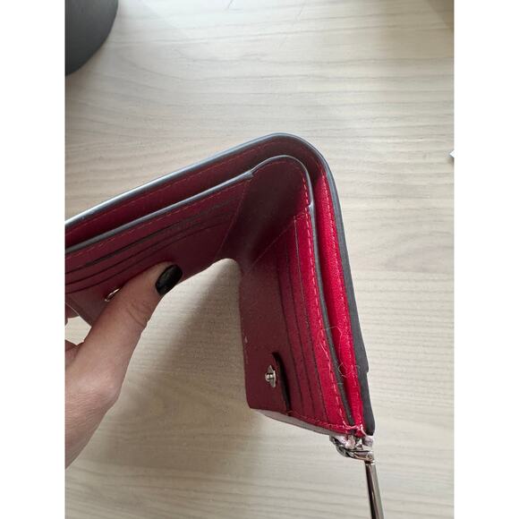 NWT Kate Spade Madison Small L Zip Wallet Saffiano Leather Pink $190 - Picture 5 of 6